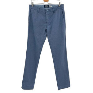 Mason's Clothing Men's Blue Houndstooth Chino‎ Pants Size 48 / US 32/33